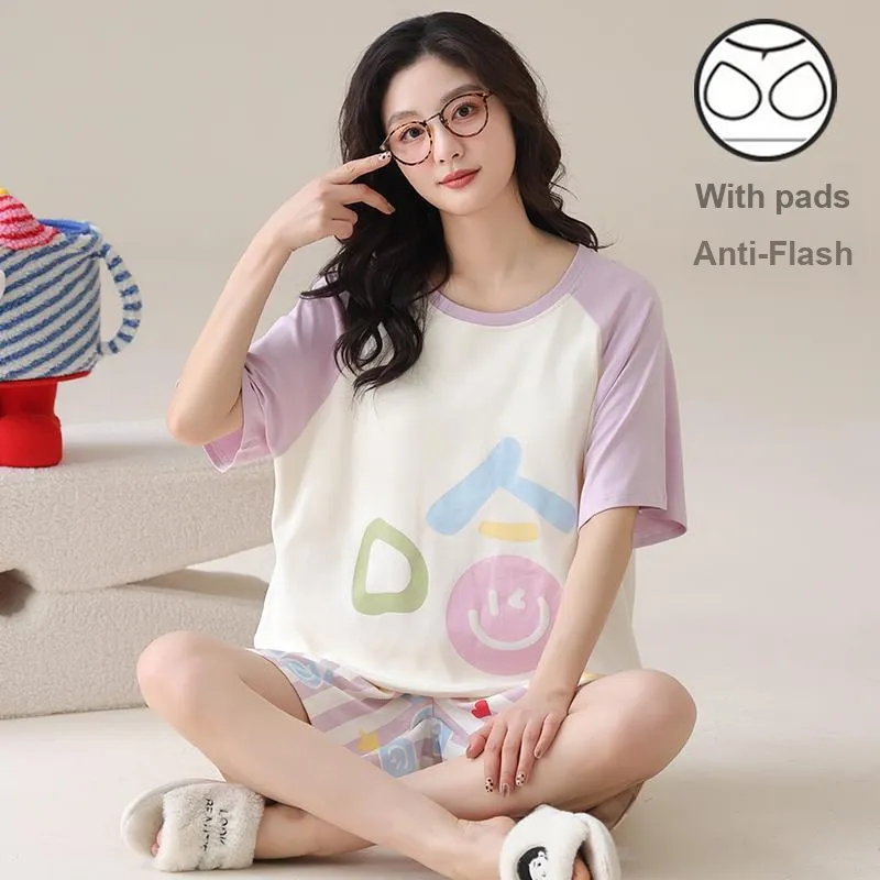 CHUDUAN Pajama Set Women's Image Color-3