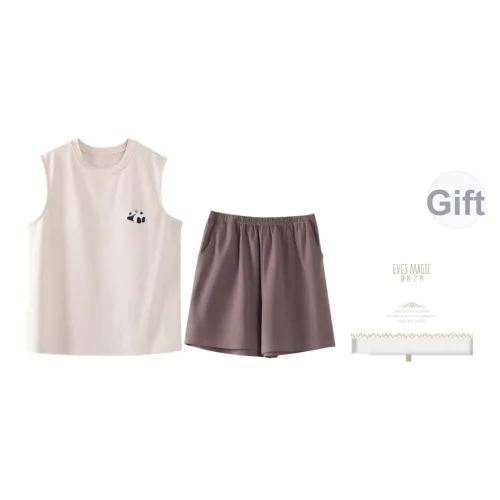 XIA.WA.ZHI.XIU Пижамный комплект женский двухкомпонентный комплект