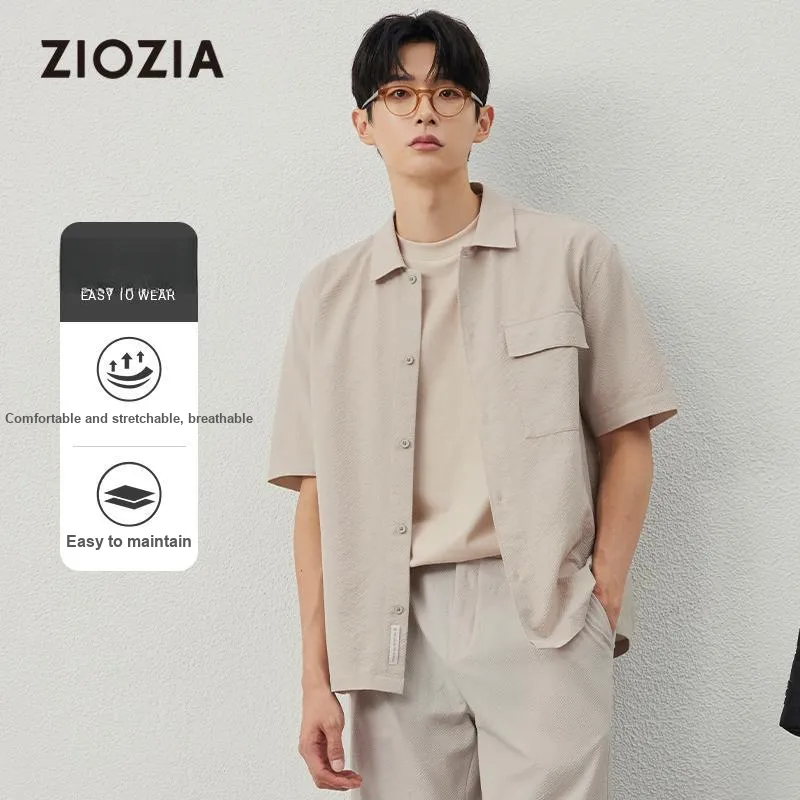 ZIOZIA x TONGQINNANZHUANG Summer Shirt Men's-1