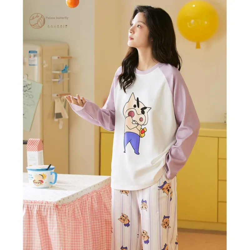 Gongdie x LABIXIAOXIN LIANMINGKUAN Pajama Set Women's Gift Box Set Purple-4