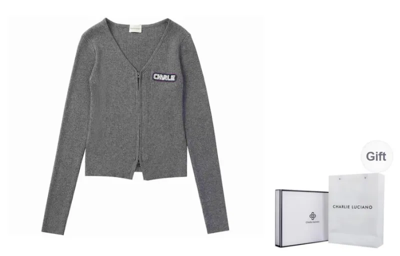 Charlie Luciano Knitwear Women's Dark Gray-0