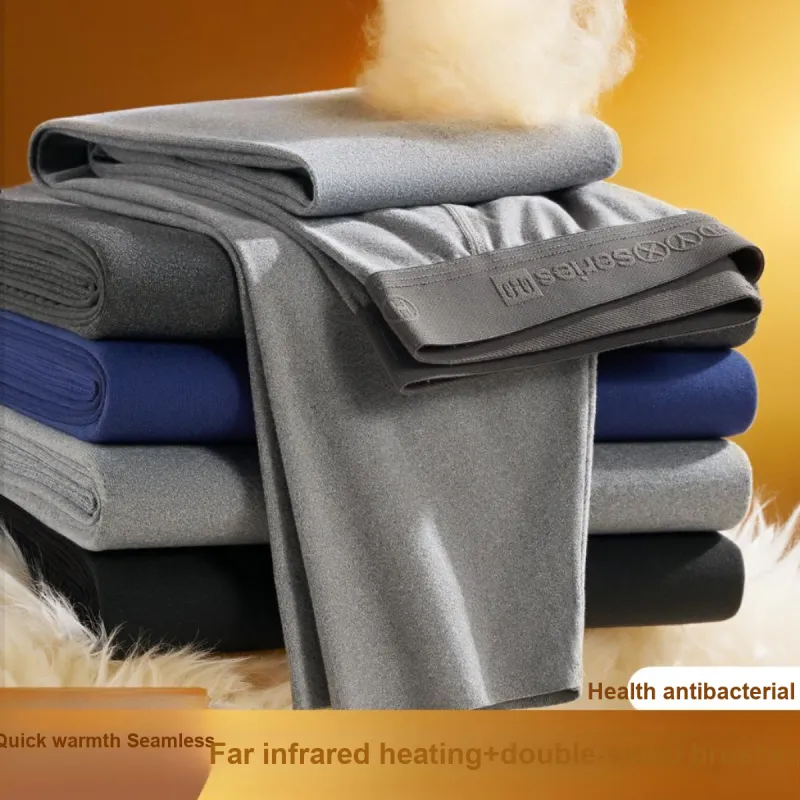 H YXIANG Men Thermal Pants-14