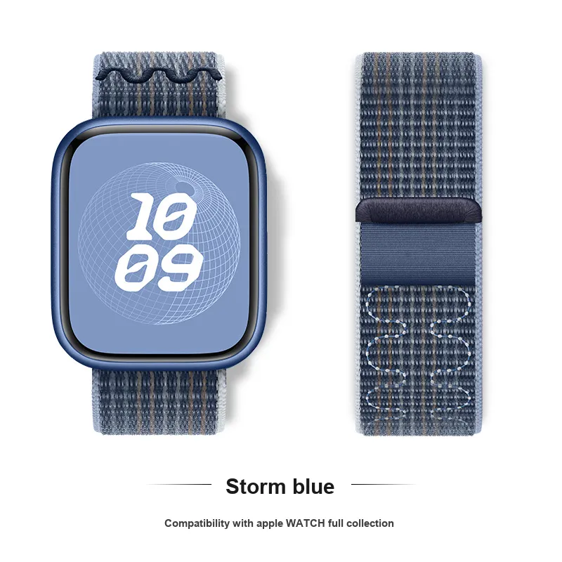 LOVINGCOOL Apple Compatibility Watch Band Nylon Material-37