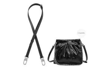 Lan Bao Fan Microfiber Polyurethane Shoulder Straps Women's Black