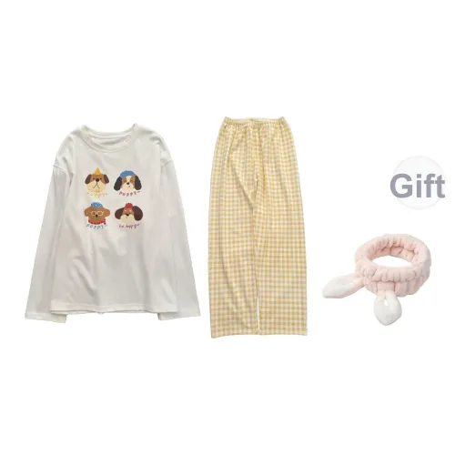 ЮЙЧЖАОЛИНЬ Pajama Комплект Весенний и Осенний Женский