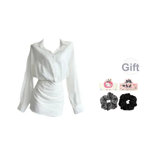 YAUH Длинное платье с длинными рукавами женское