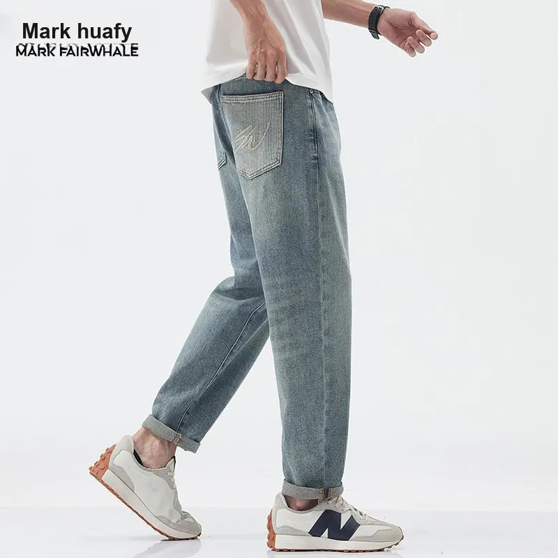 FAIRWHALE Jeans Unisex Light Blue-5