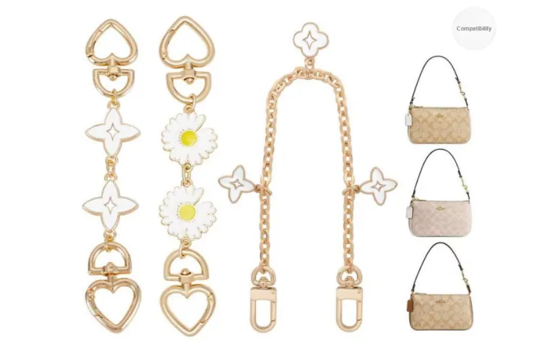 GUYI Alloy Bag Accessory Women's Gold Tone-11
