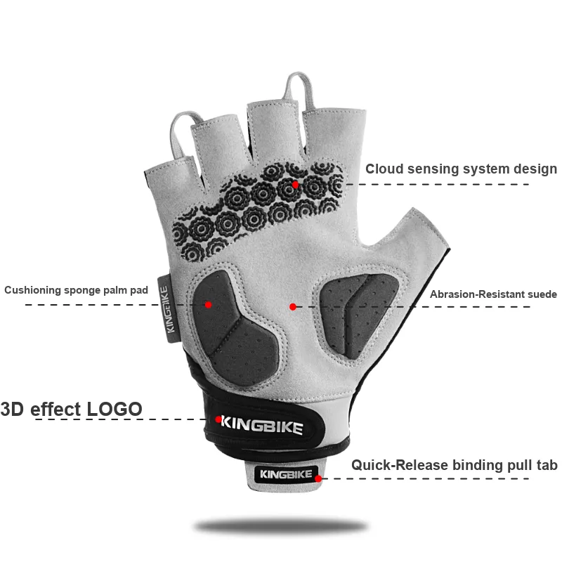 BATFOX Cloud Sensation System Design+Cushioning Sponge Sports Gloves Unisex-4