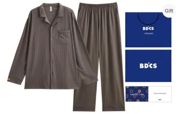 Peninsula City SS24 Pajama Set Men's Gift Box Set Global Gray