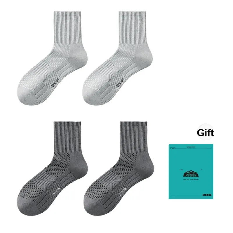 ZEROIN Mid Calf Socks Unisex Box 4 Pack-26