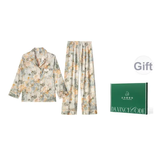 DAFENQIMIMA Масло Картины Розовый Женские Пижамные Комплекты