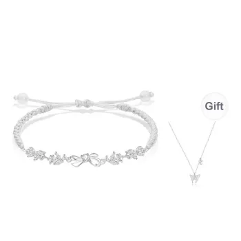 JOYDINNY Alloy Rope Bracelets Women's