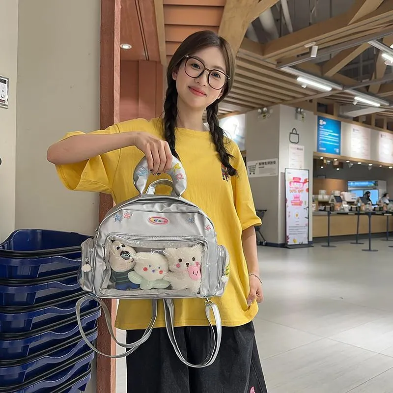 Gerlanx PU Backpack Unisex Multicolor-6