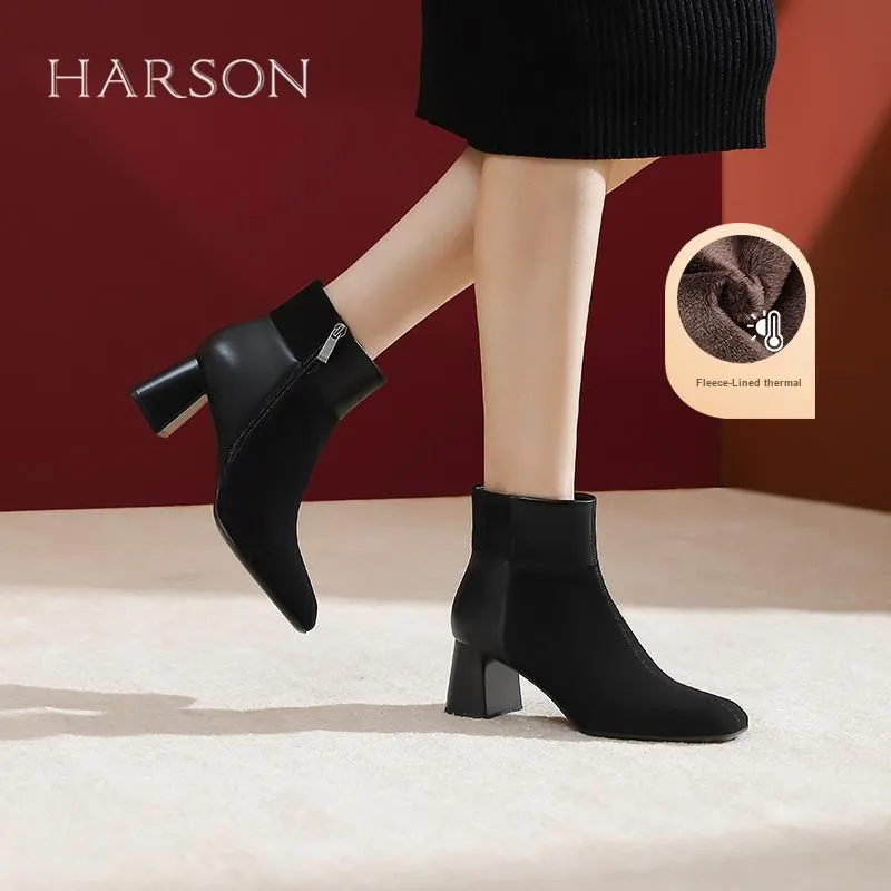 HARSON Ankle Boots Women's Black-14