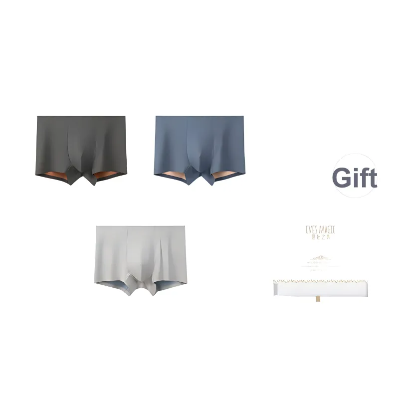 XIA.WA.ZHI.XIU Underpants Men's Box 3 Pack-5