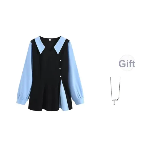 SONDR Изображение Цвет С ожерельем Женские Рубашки