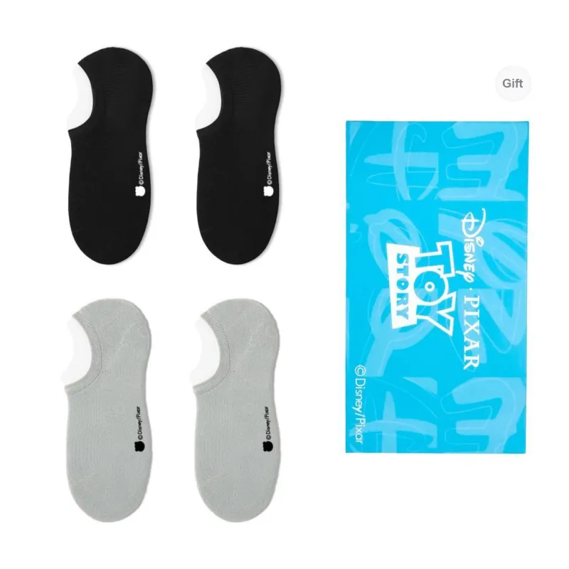 Disney No Show Socks Unisex Box 4 Pack-42