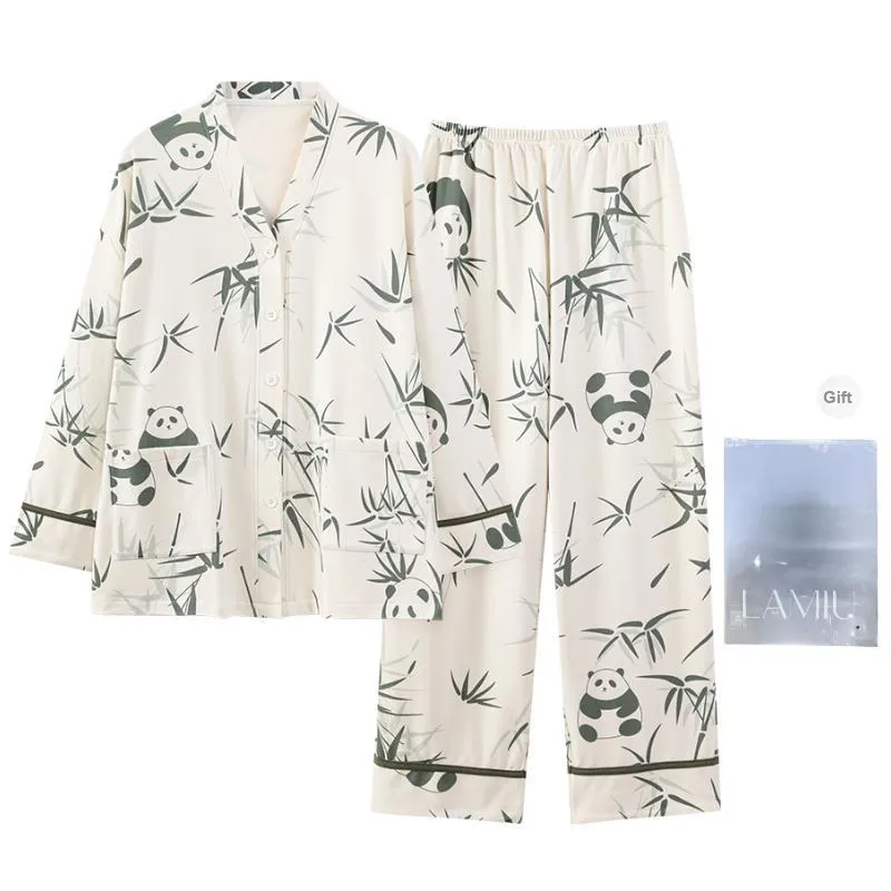 Lan Miao Pajama Set Women's Image Color-0
