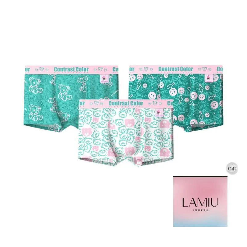 Lan Miao Boxer Shorts Men's Shopping Bag 3 Pack-7