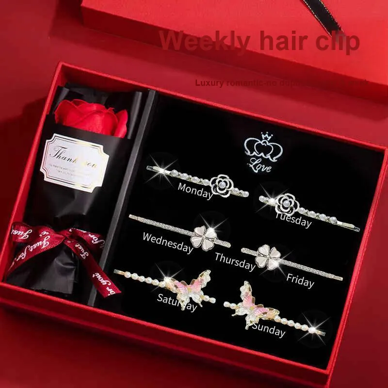 Enchanting Cat Alloy Hair Clips Women's-8