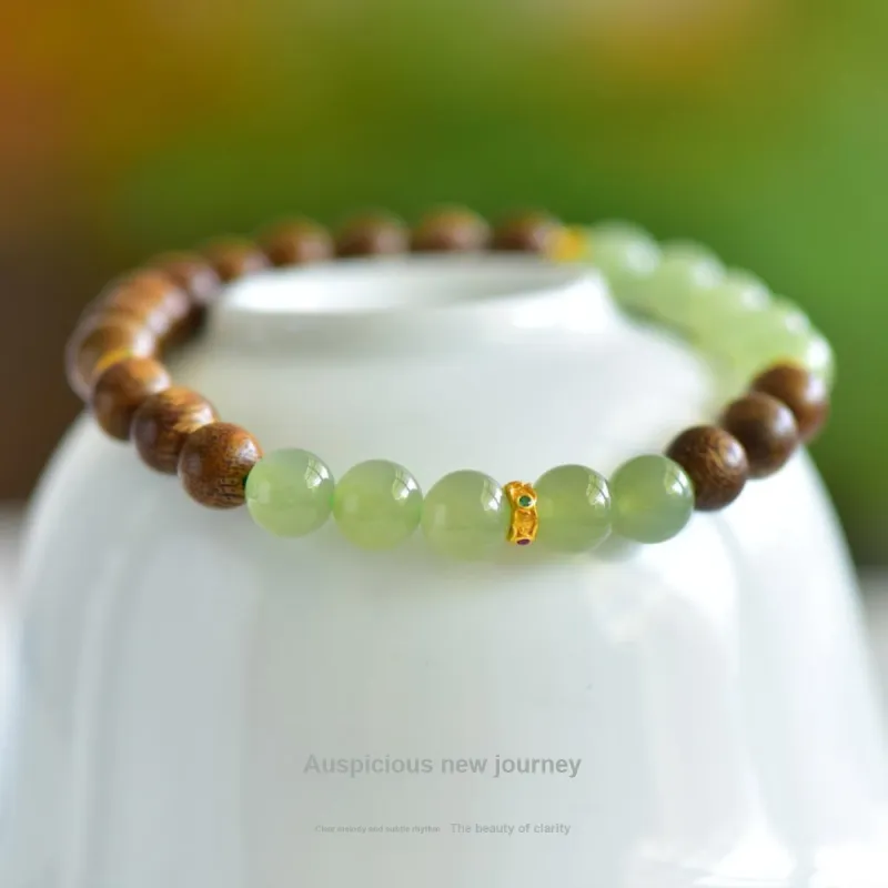 LAOMIAO Hetian Jade Green Jade Women's-2