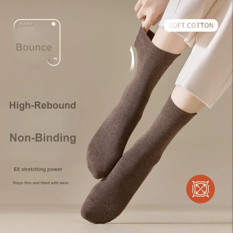 Temooues Mid Calf Socks Women's 4 Pack-6