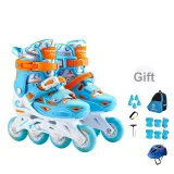 Warm Blue K6 Protective Clothing Sets (Helmet+Protective Gear+Bag)