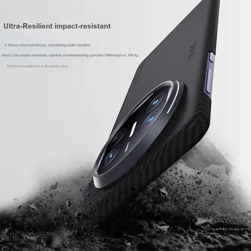 BLUEO Materials Aramid Fiber Phone Cases Compatible With Huawei MateX5/MateX3/Collector's Edition Business Formal-4