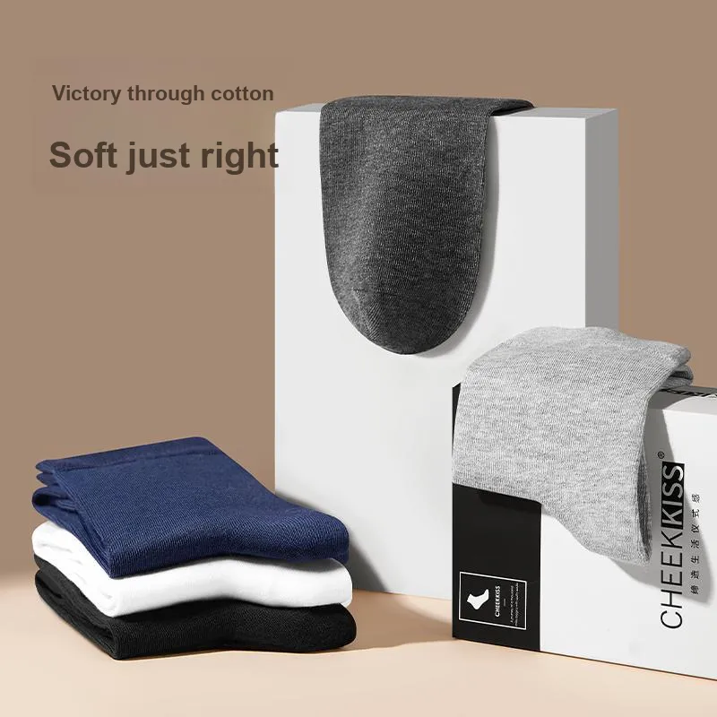 Cheekkiss Mid Calf Socks Men's Box 4 Pack-29