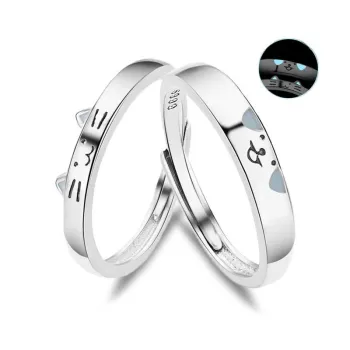 Old Fu Gold 999 Fine Silver Rings Unisex