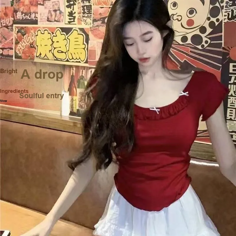 Cotton Gene Crop Tops Women's-3
