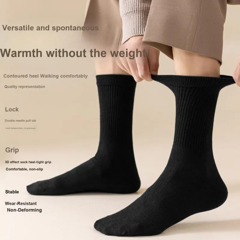 PIERRE CARDIN Mid Calf Socks Men's Shopping Bag 4 Pack-7
