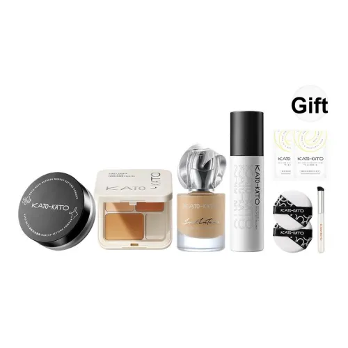 Kato x Fox Demon Little Matchmaker Настройка Loose Пудра Для Длинного Сдерживаемого Макияжа Наборы Легко Смесь 6,5г+5г+30г+100мл
