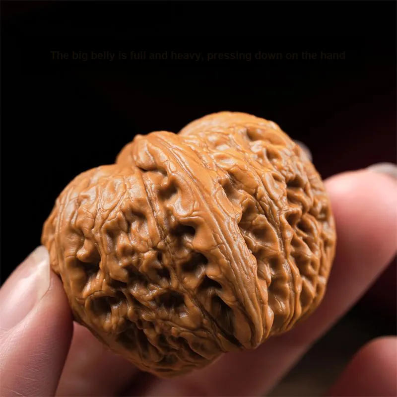 FANGYUANXIAOFU Walnut Fine Handicraft Dry Wipe Base Layer, Play With Hand Held Items, Stress Relieving Tool Unisex-4