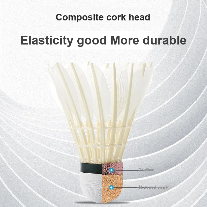 Kawasaki Constellation T80 Duck Feather Shuttlecock 12 Pack Duck Feather Shuttlecocks-4