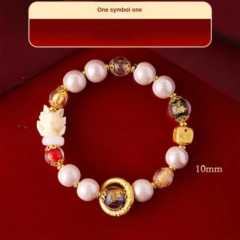Zheng Baifu Colored Glaze Jade Bracelets Women's-1