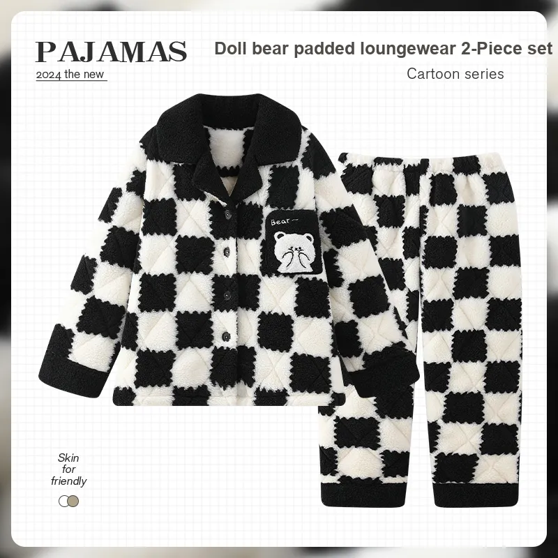 O'MESIK Pajama Set Women's Black-1