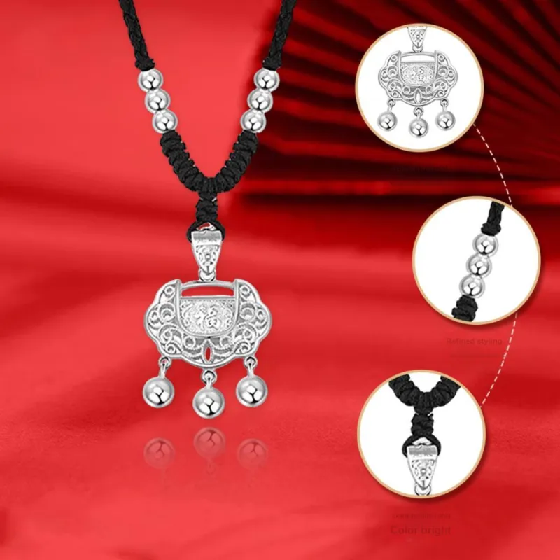 MGS Sterling Silver Necklaces Women's-3