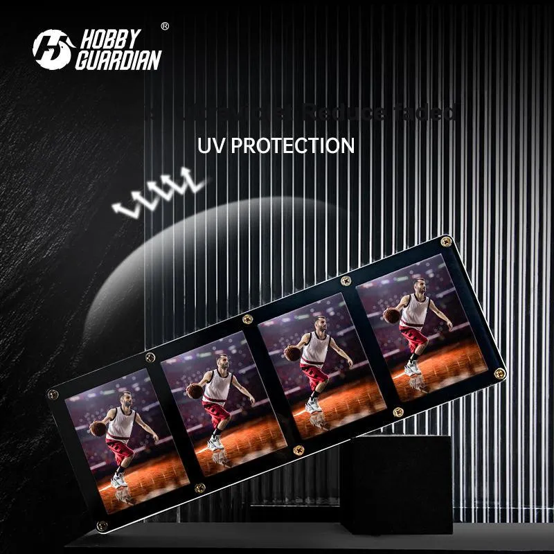 HobbyGuardian 4 Screw Card Protector Tripod Transparent Card Display Stand Card Accessories-4