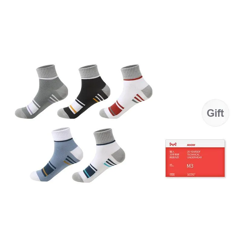 MIIOW Mid Calf Socks Men's Combo Set-10