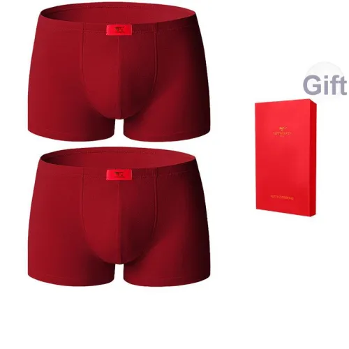 SEPTWOLVES Трусы Мужские 2 упаковки коробка бордовый