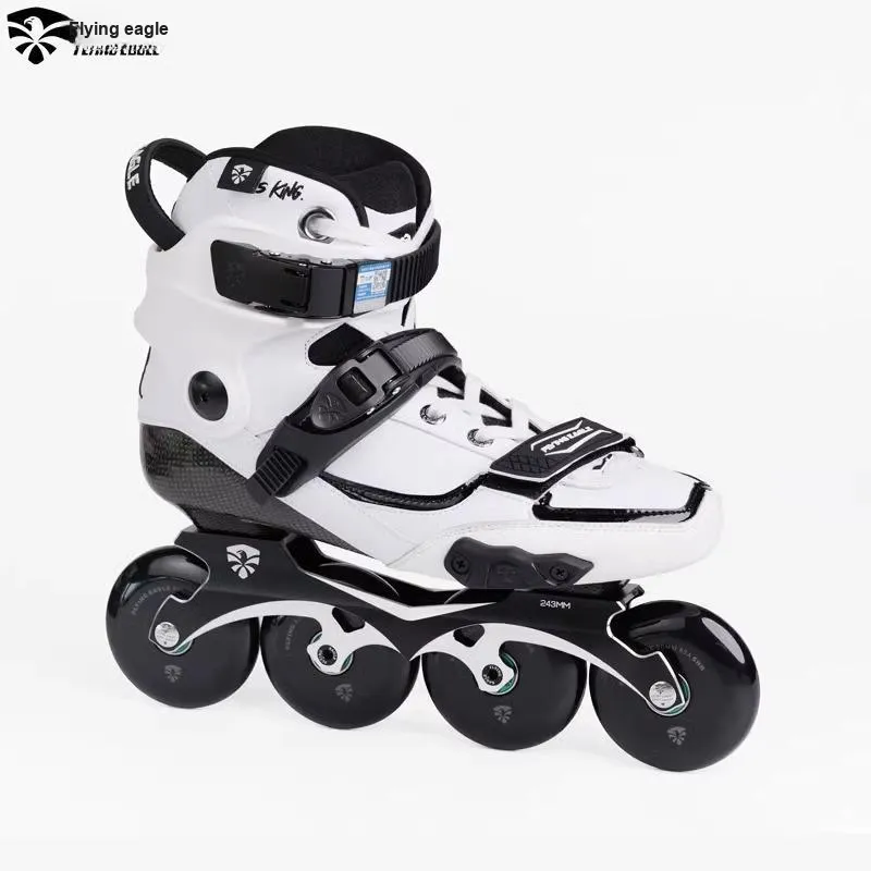 FLYING EAGLE x Drift2 Inline Skates Carbon Fiber Black White-1
