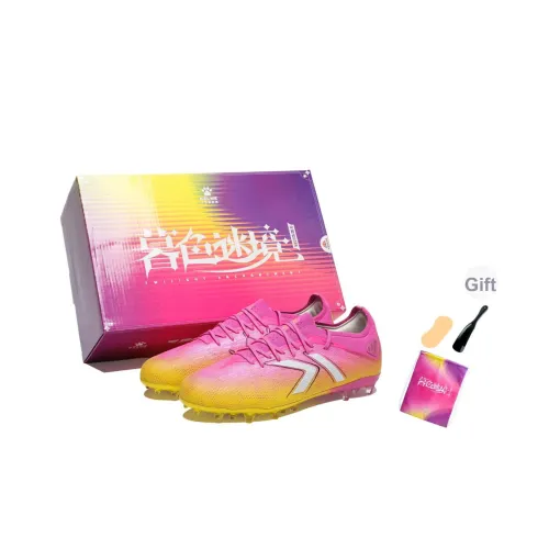 KELME Shadow 2,0 MG MULTI Ground Амортизация Износостойкие футбольные бутсы Unisex Розовый Красный Желтый