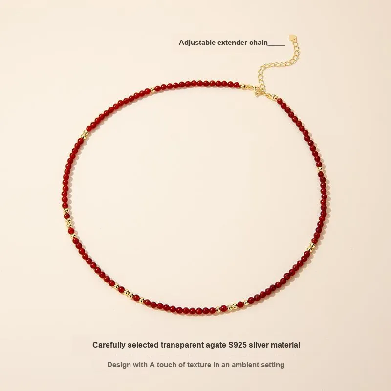 Encounter Gift Agate Necklaces Women's-2