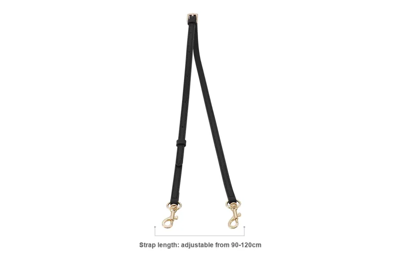 Kim Yeon-sha Microfiber Polyurethane Crossbody Bag With Adjustable Shoulder Strap Unisex Black Milk Tea-22