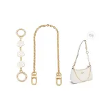 Gold-Tone Camellia Extender Chain+Decorative Chain 40cm