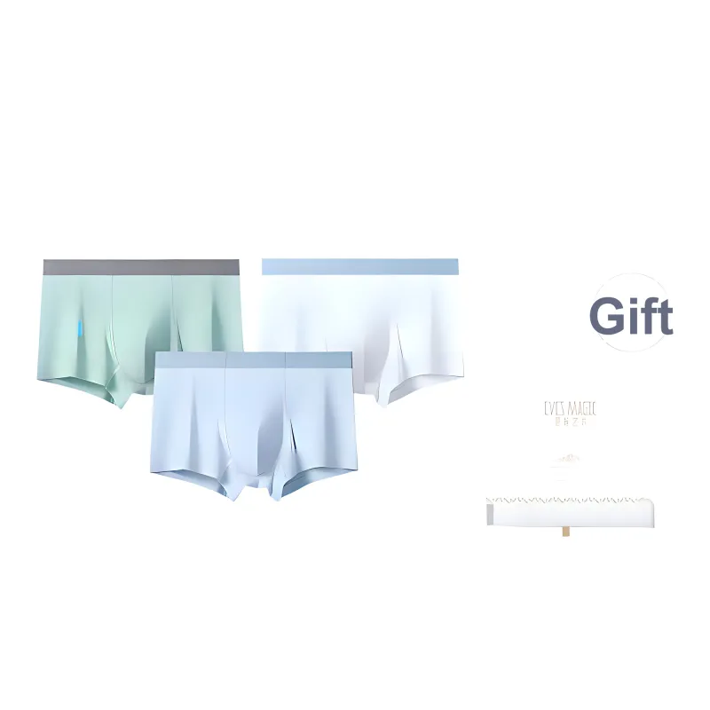 XIA.WA.ZHI.XIU Underpants Men's Shopping Bag 3 Pack-15