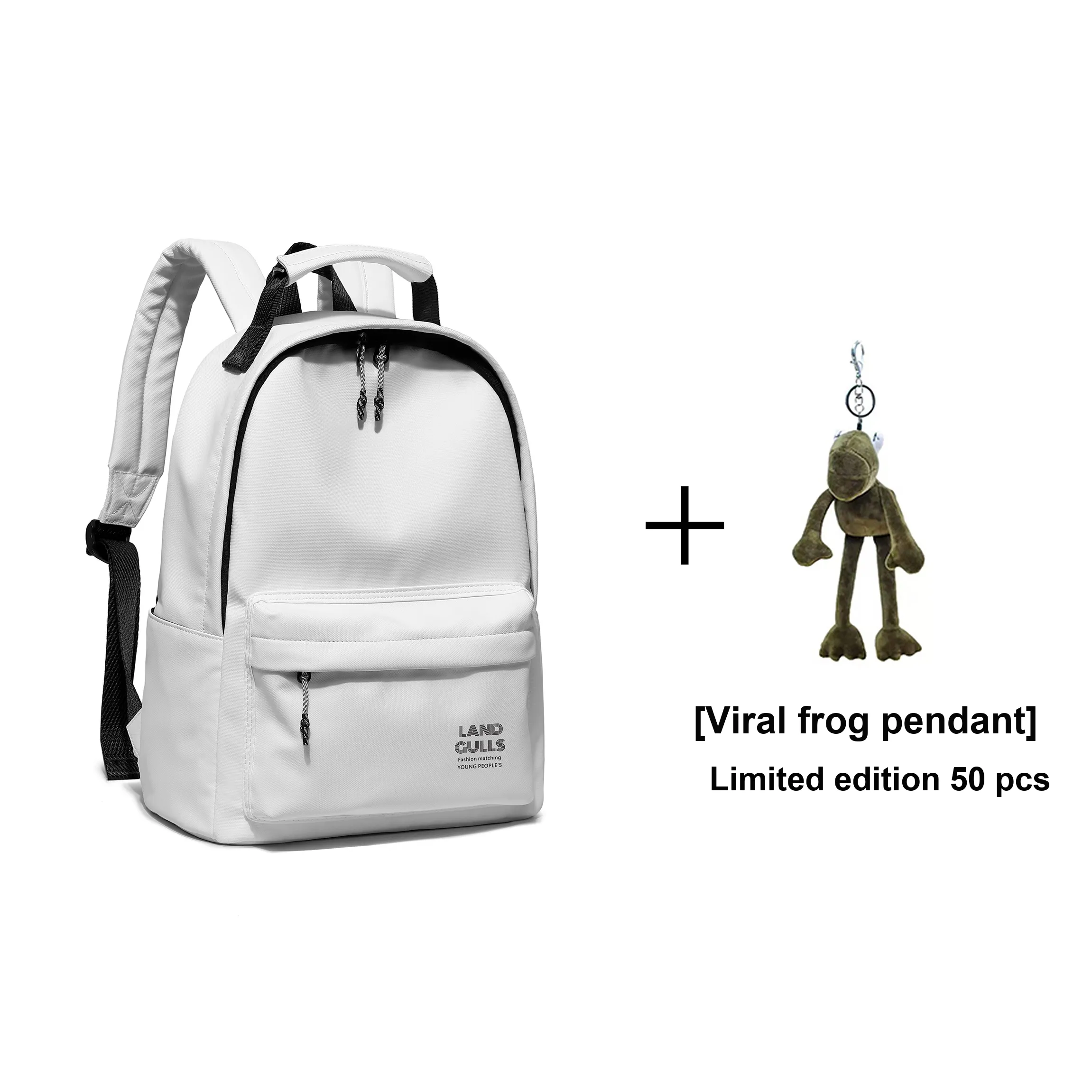 Land Gulls Membrana Dermalis Backpack Unisex White/Black