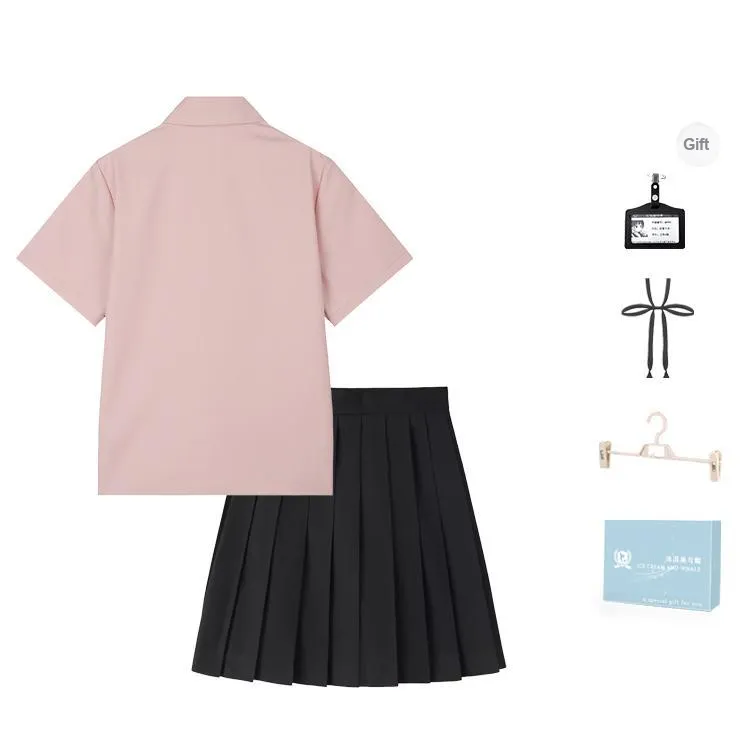Ice Cream And Whale Summer JK Uniform Set Women's Gift Box Set-1